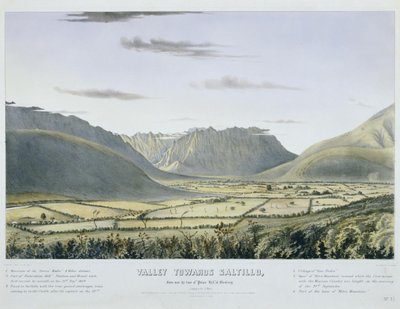 Valley towards Saltillo, From near the Base of Palace Hill, at Monterey (Looking to the Southwest) by Charles Parsons